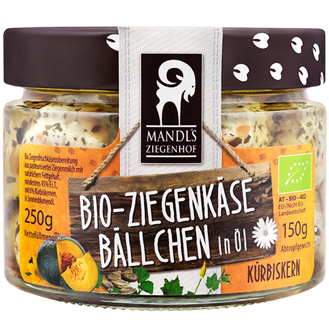 BioZiegenkäsebällchen_inÖl_Kürbiskern_Vorderansicht_sRGB